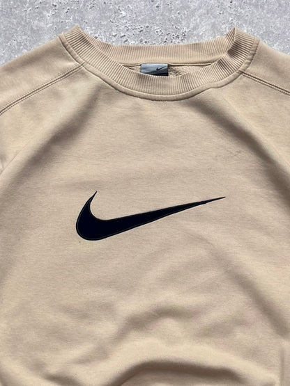 Vintage 2000s Nike Swoosh Embroidered Sweater (XL)
