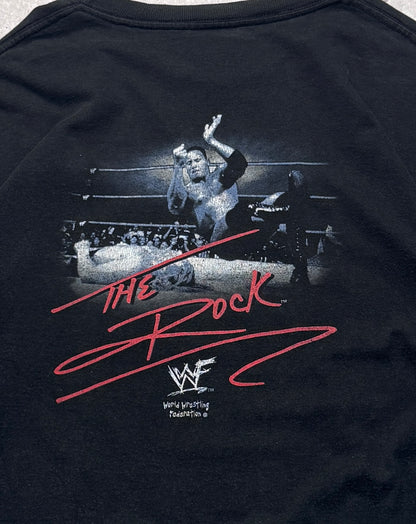 Vintage 1999 The Rock 'Layin The Smack Down' WWF Tee (XL)