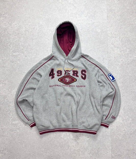 Vintage San Francisco 49ers Embroidered NFL Hoodie (XL)