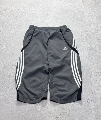 Vintage 2000s Adidas Adjustable 3/4 Track Shorts (S)