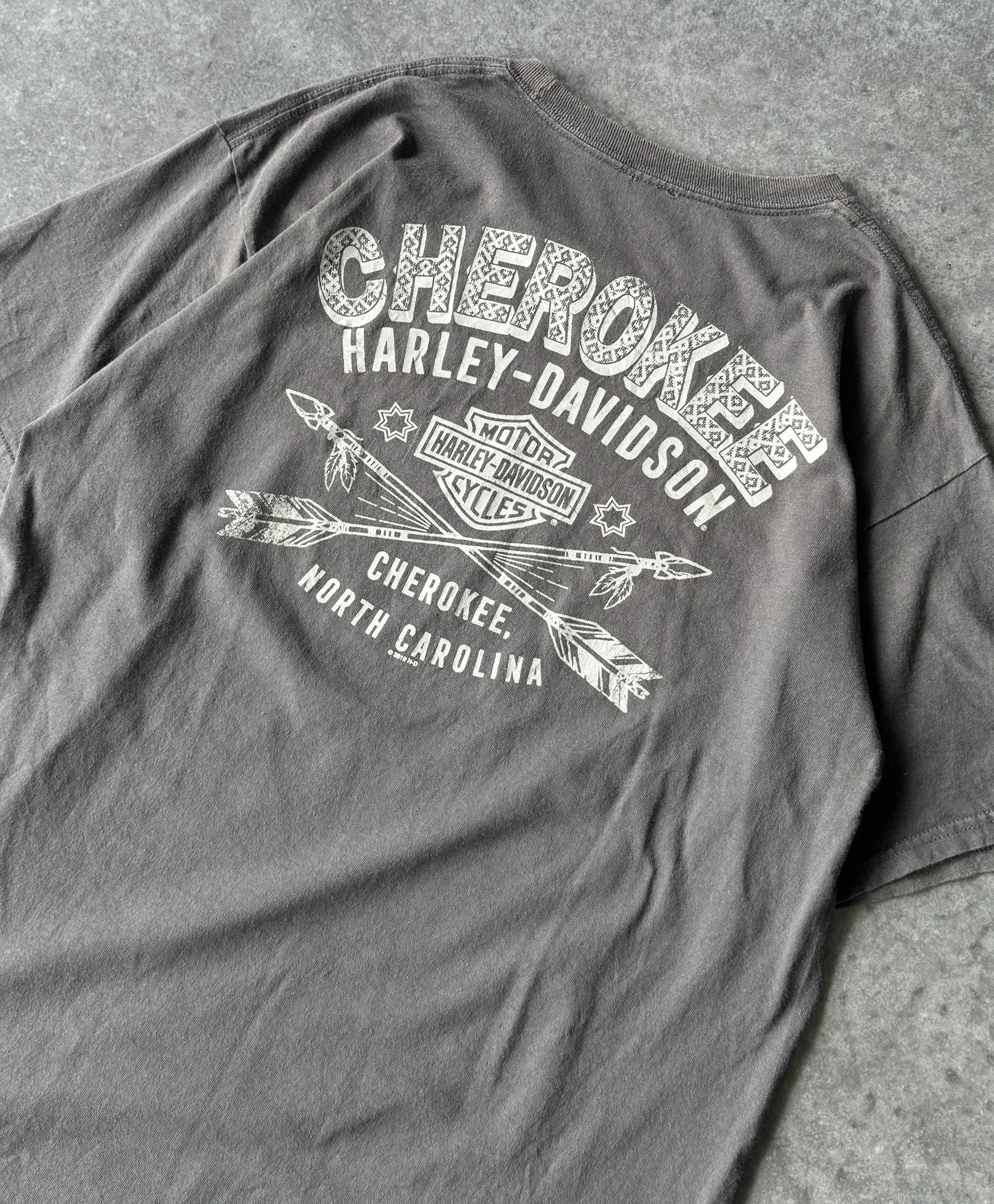 Vintage 00s Harley Davidson Graphic Tee (L)