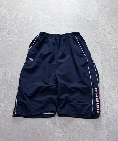 Vintage 2000s Umbro 3/4 Adjustable Track Shorts (L)