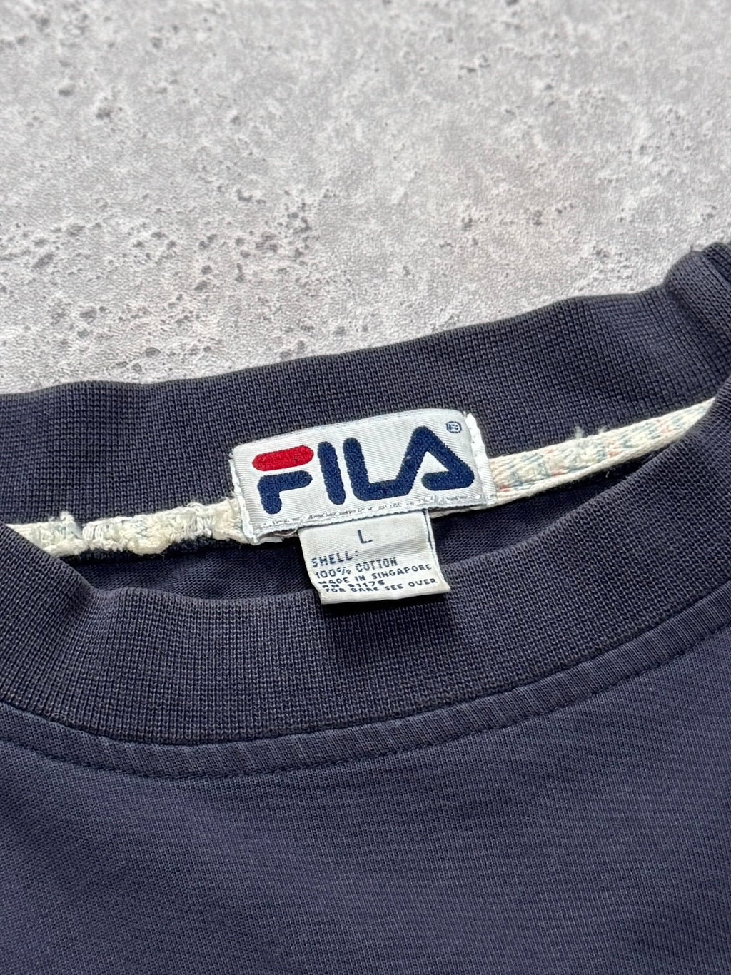 Vintage 90s Fila Embroidered Tee (XL)