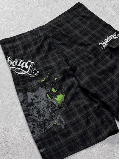 Vintage Y2K Billabong Plaid Boardshorts (36”)