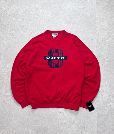 Vintage Ohio State College Embroidered Sweater (XL)