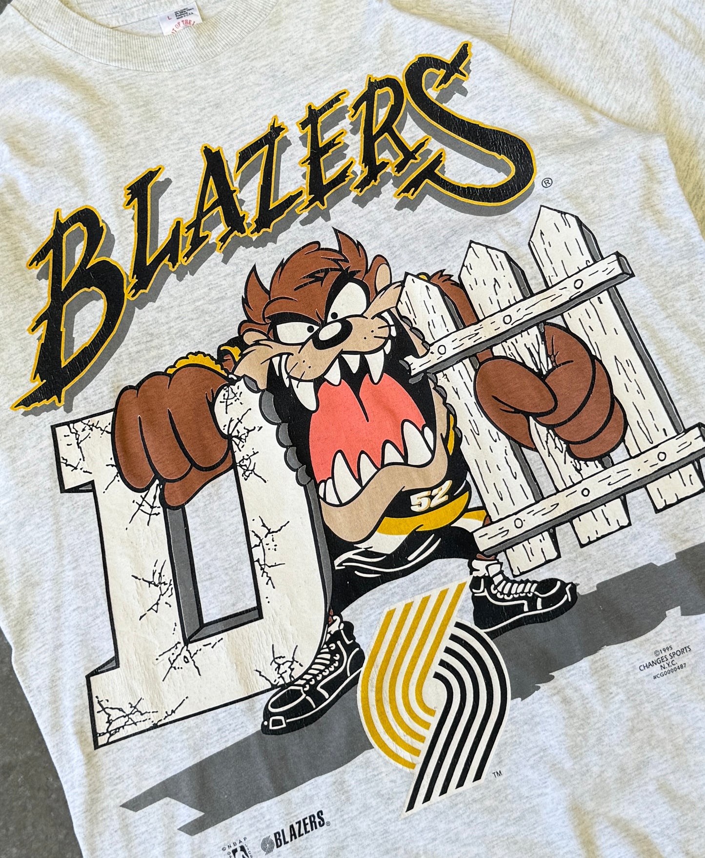 Vintage Taz x Portland Trail Blazers NBA Tee (XL)