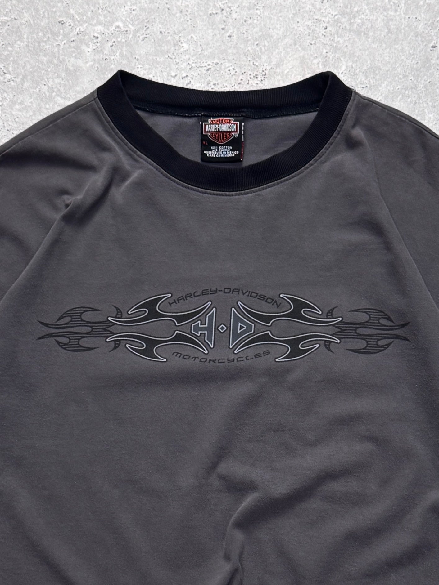 Vintage 90s Harley Davidson Tribal Long Sleeve Tee (XL)