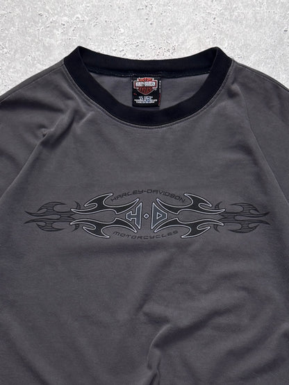 Vintage 90s Harley Davidson Tribal Long Sleeve Tee (XL)