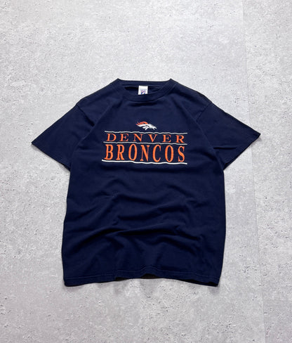 Vintage Denver Broncos Embroidered NFL Tee (M)