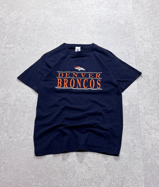 Vintage Denver Broncos Embroidered NFL Tee (M)