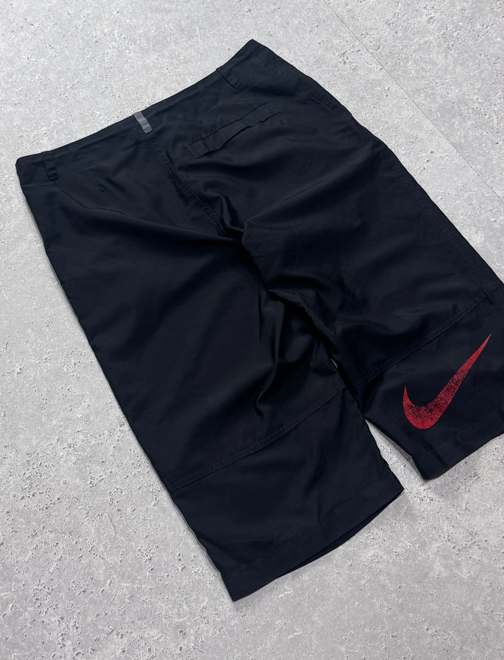 Vintage 2000s Nike Adjustable 3/4 Track Shorts (L)