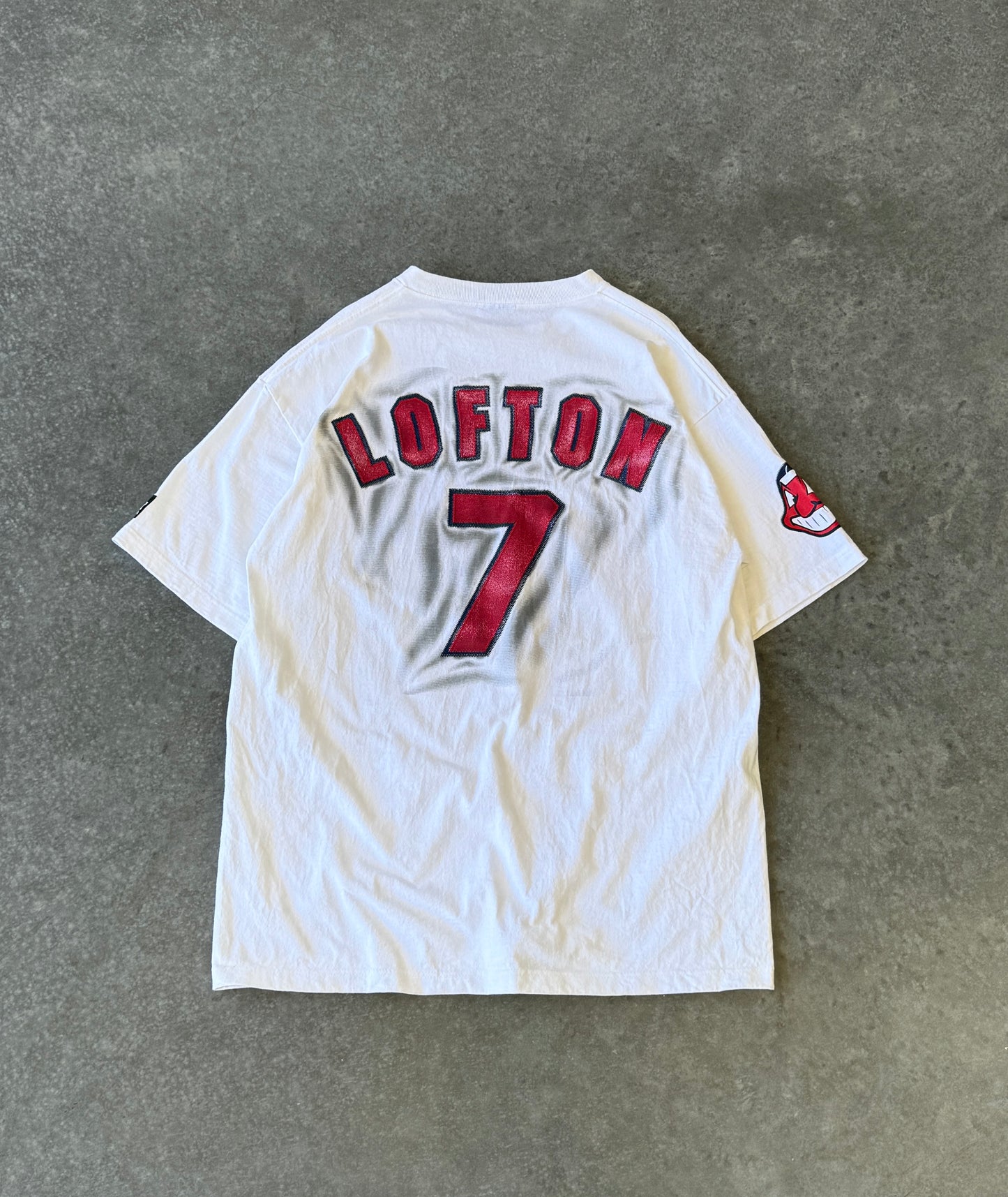 Vintage 90s Kenny Lofton Cleveland Indians Tee (XL)