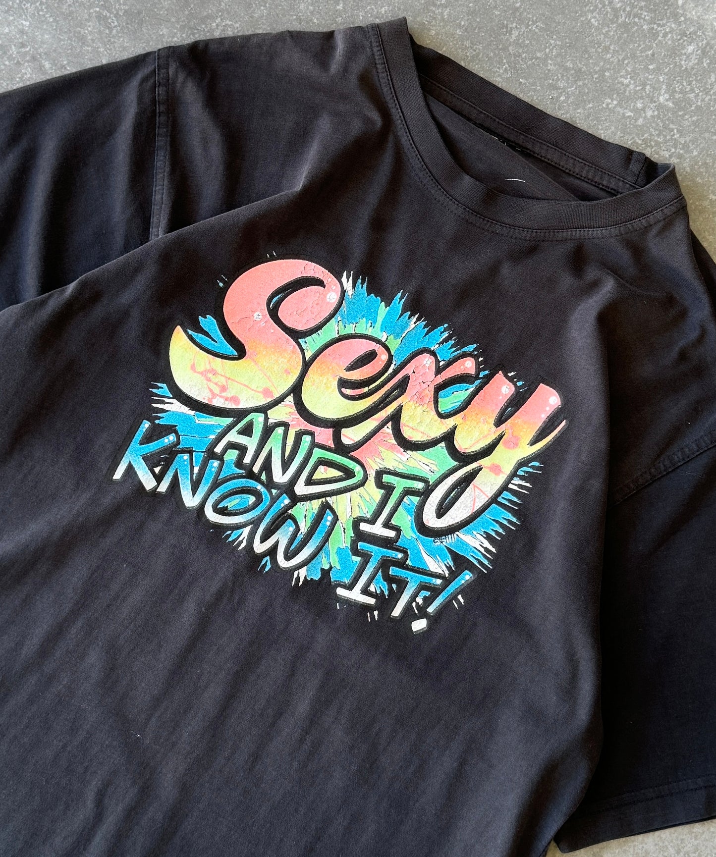 Vintage 00s Sexy Parody Tee (L)