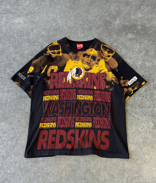 Vintage 90s Washington Redskins AOP Tee (XL)