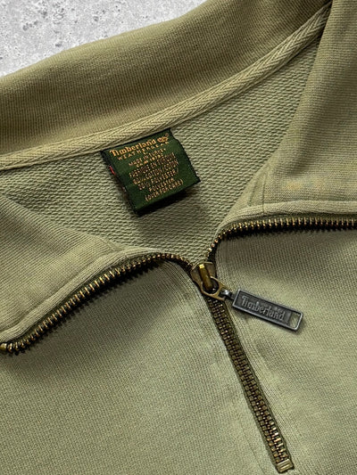 Vintage 90s Timberland Quarter Zip Sweater (XL)