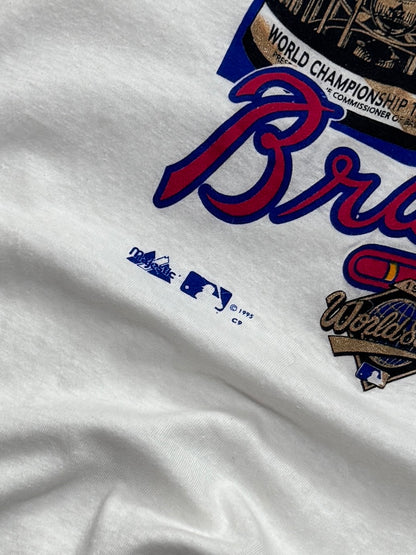 Vintage 1995 Atlanta Braves MLB World Series Tee (XL)