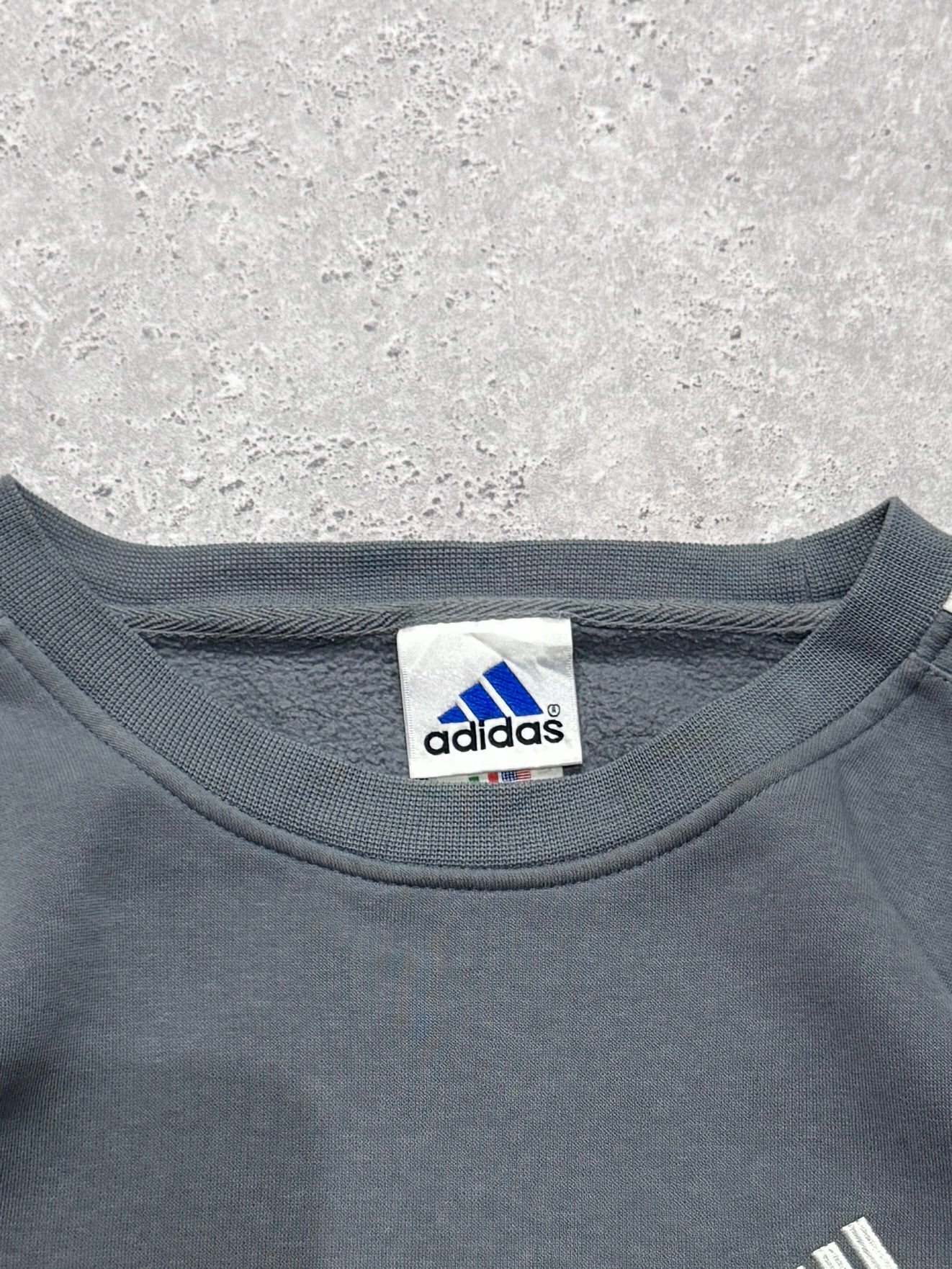 Vintage 90s Adidas Embroidered Sweater (L)