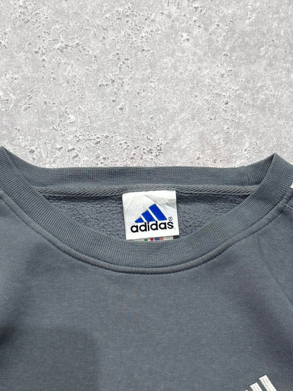 Vintage 90s Adidas Embroidered Sweater (L)