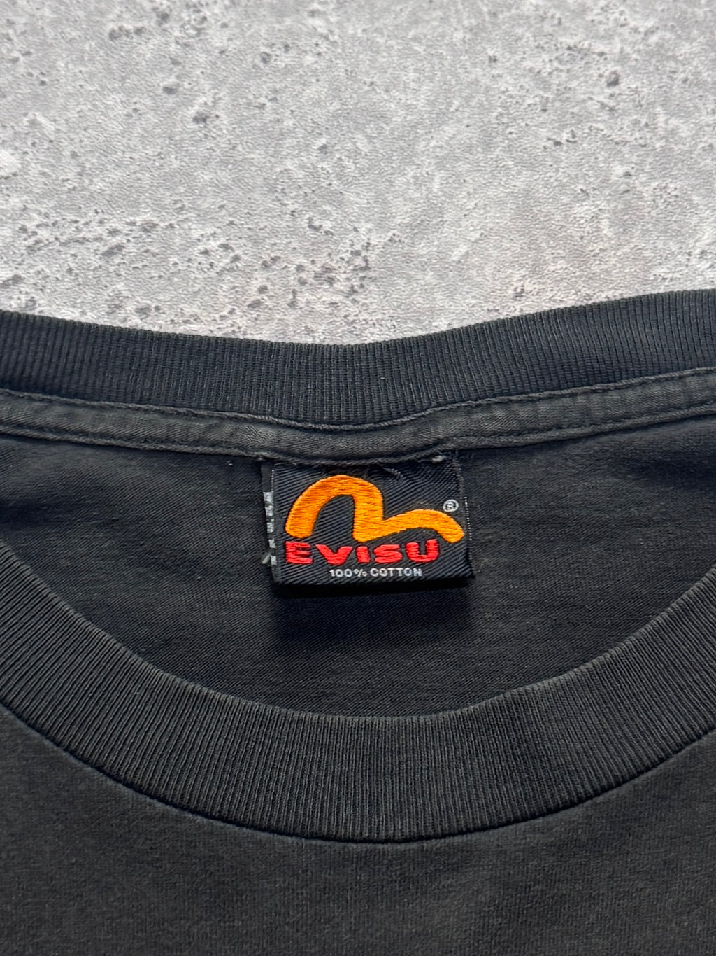 Vintage 90s Evisu Logo Tee (L)