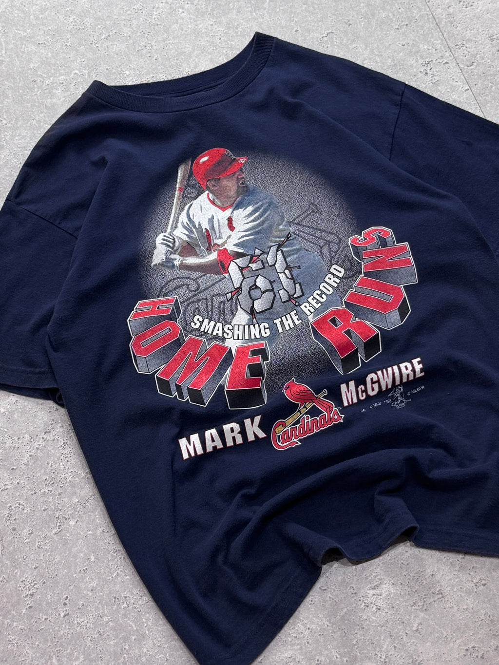 Vintage 1998 St Louis Cardinals “Mark McGwire” MLB Tee (L)