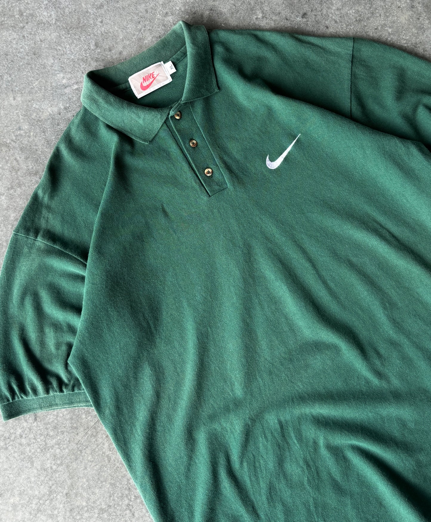 Vintage 90s Nike Embroidered Polo Shirt (XL)