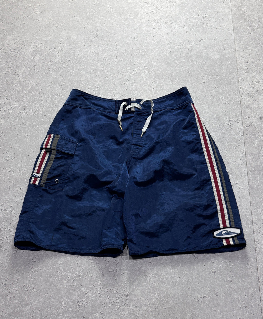 Vintage 90s Quiksilver Satin Boardshorts (32”)