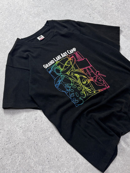 Vintage 90s Art Camp Tee (L)