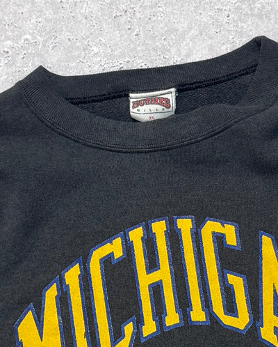 Vintage 80s Michigan College Sweater (XL)
