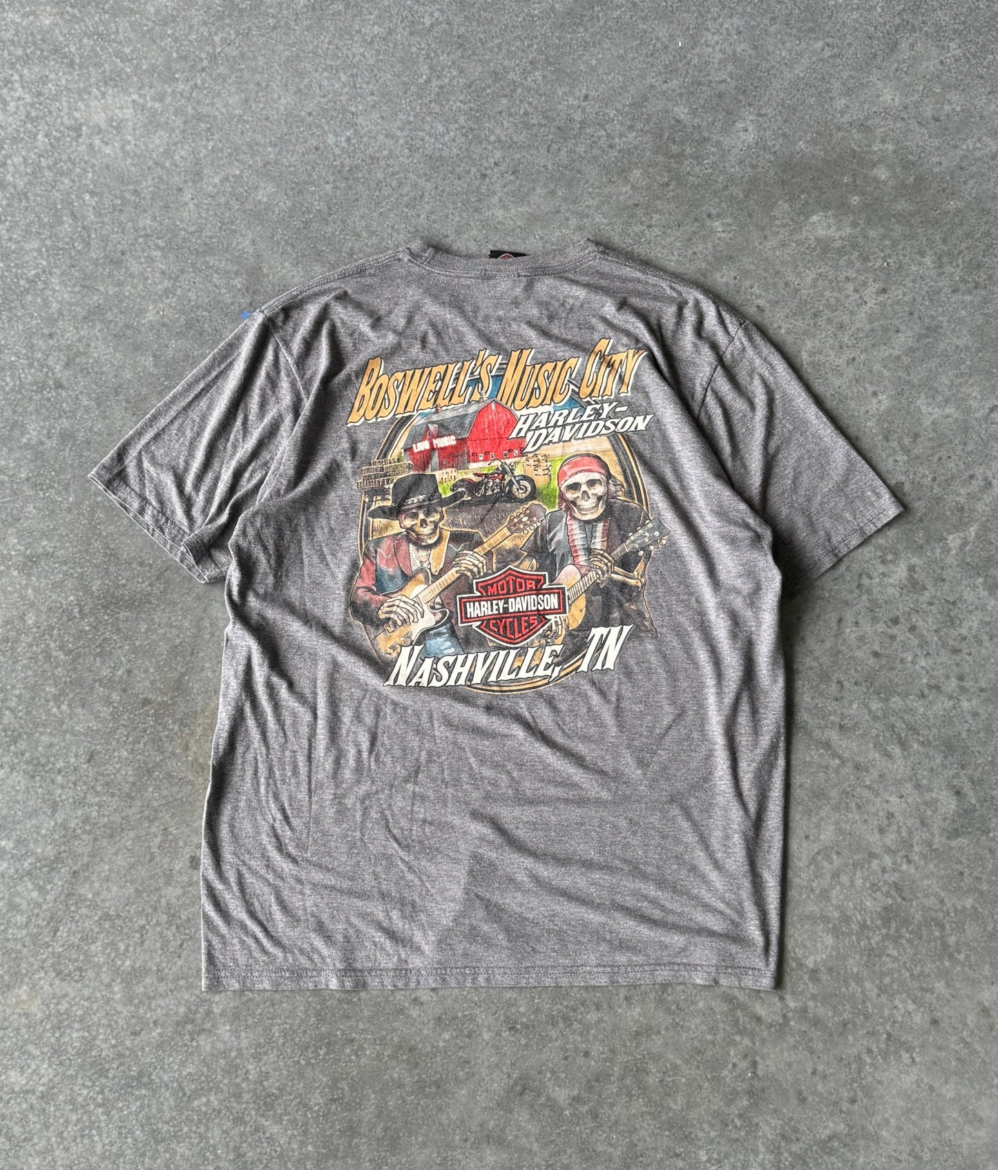 Vintage 00s Harley Davidson Nashville Tee (L)