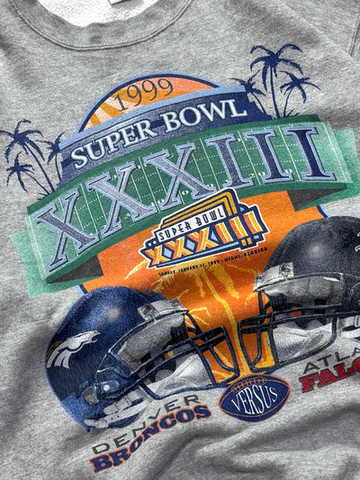 Vintage 1999 NFL Superbowl Broncos Vs Falcons Sweater (L)