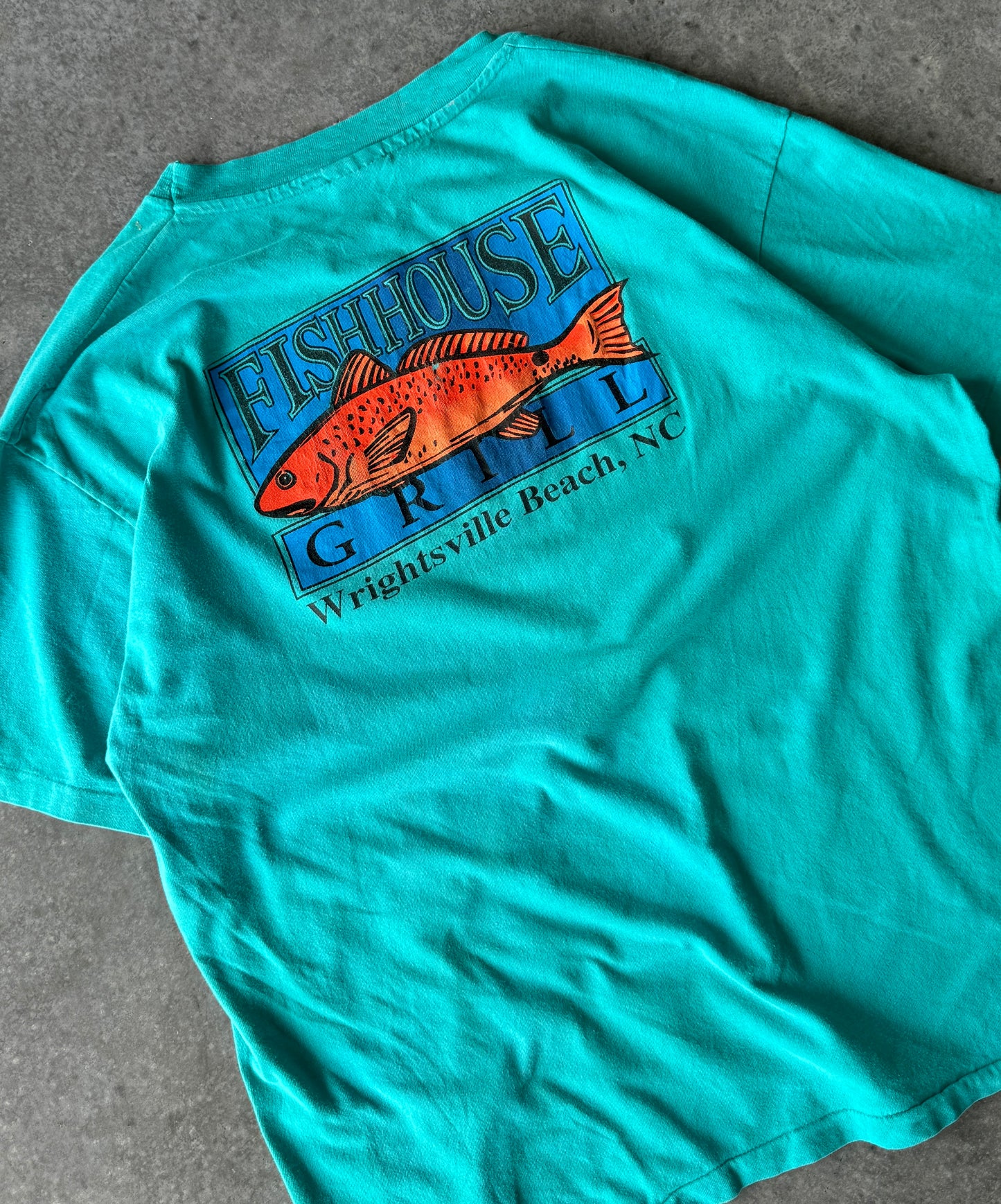 Vintage 90s Fish House Grill Destination Tee (L)