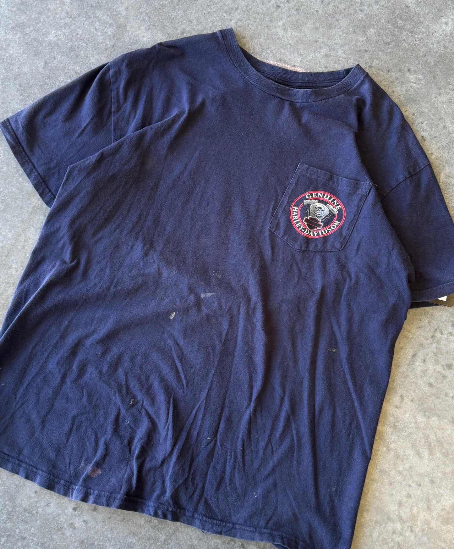 Vintage Harley Davidson Pocket Tee (XL)