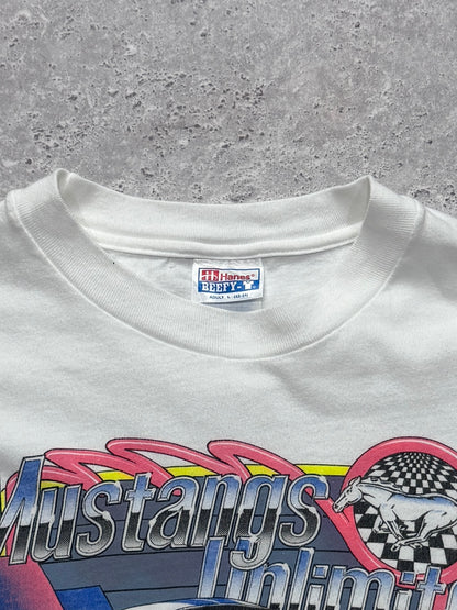 Vintage 90s Mustangs Unlimited Car Graphic Tee (L)
