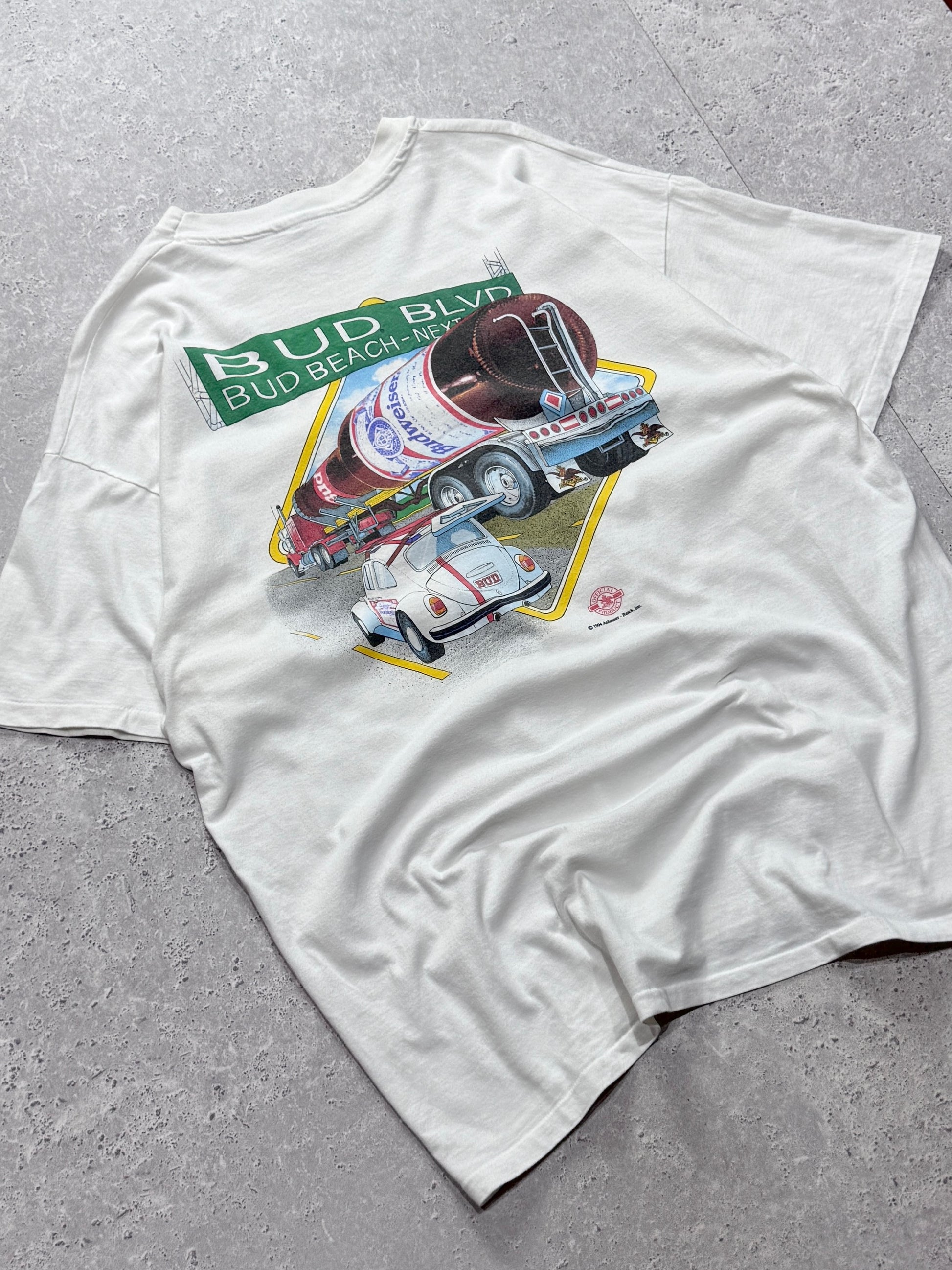 Vintage 1994 Budweiser Boulevard Beer Tee (2XL)