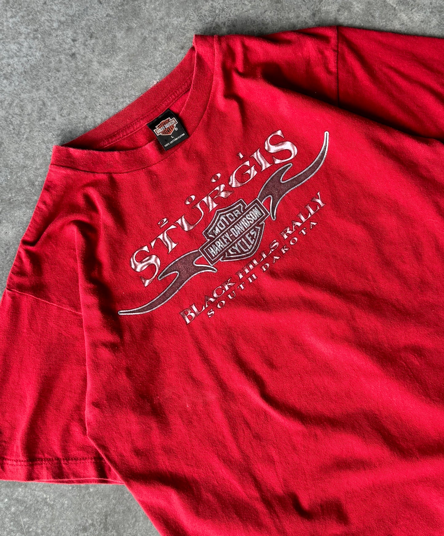 Vintage 01' Harley Davidson Sturgis Bike Week Tee (M)