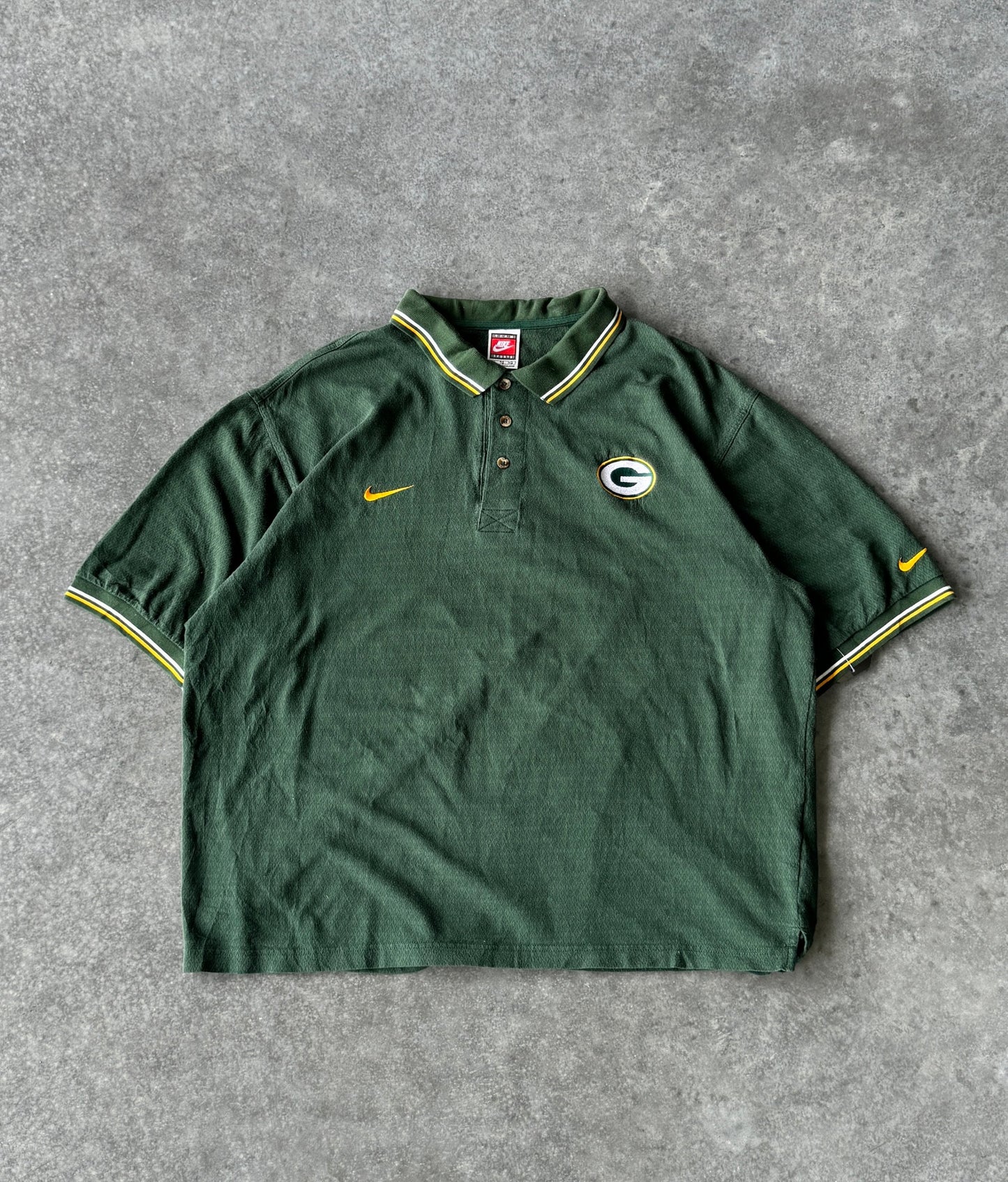 Vintage Nike x Greenbay Packers Embroidered Polo Shirt (L)