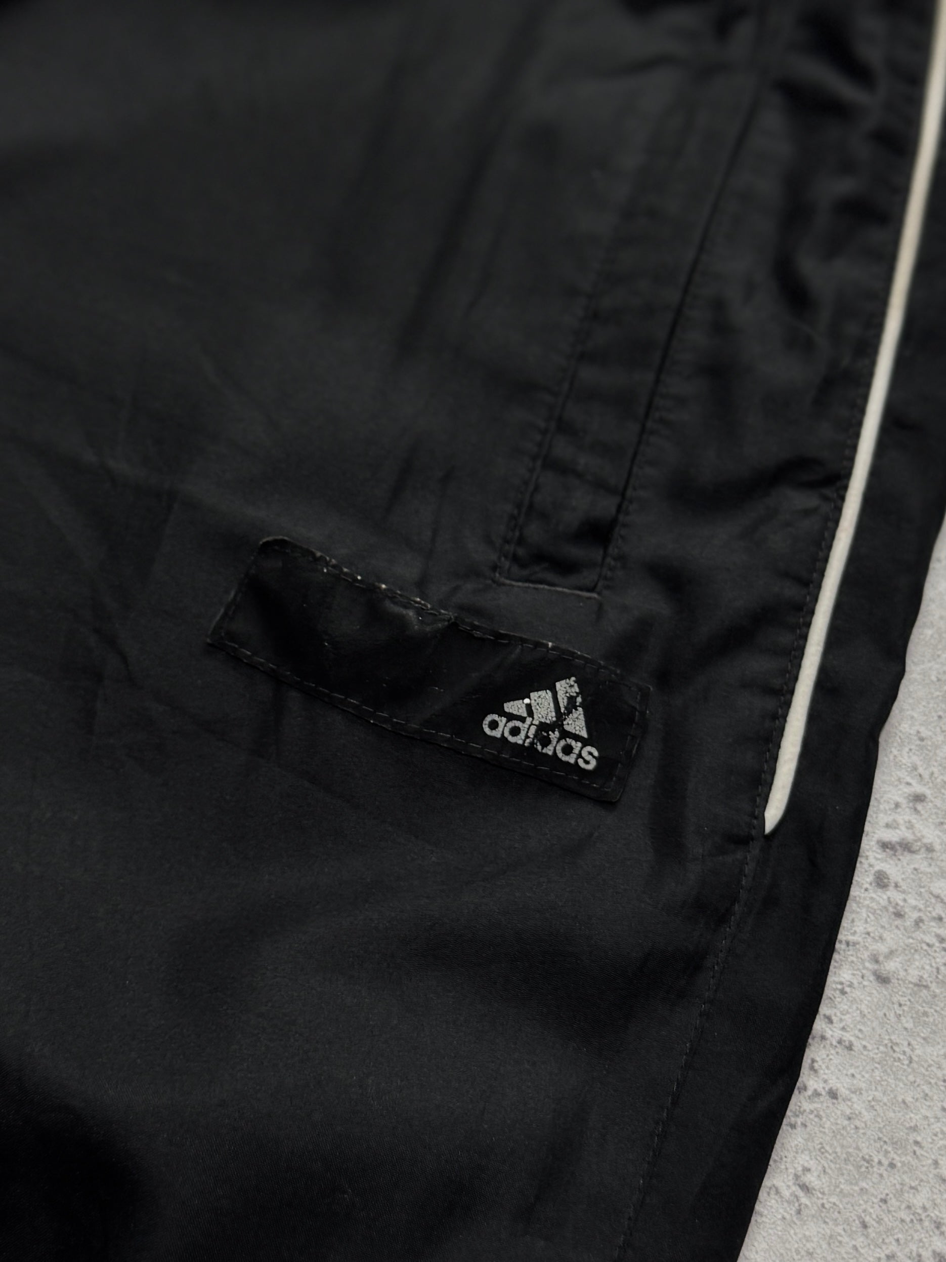 Vintage 2000s Adidas Adjustable 3/4 Track Shorts (M)