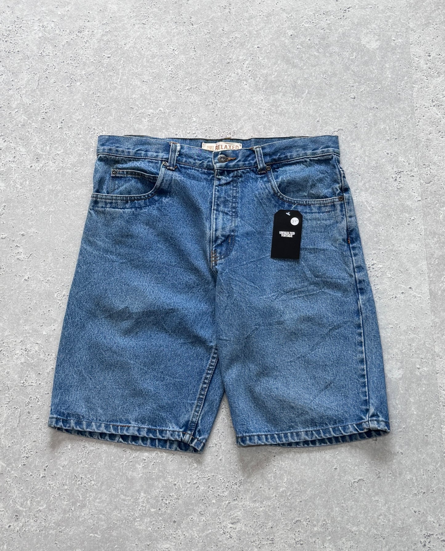 Vintage Y2K Faded Glory Denim Jorts (34")