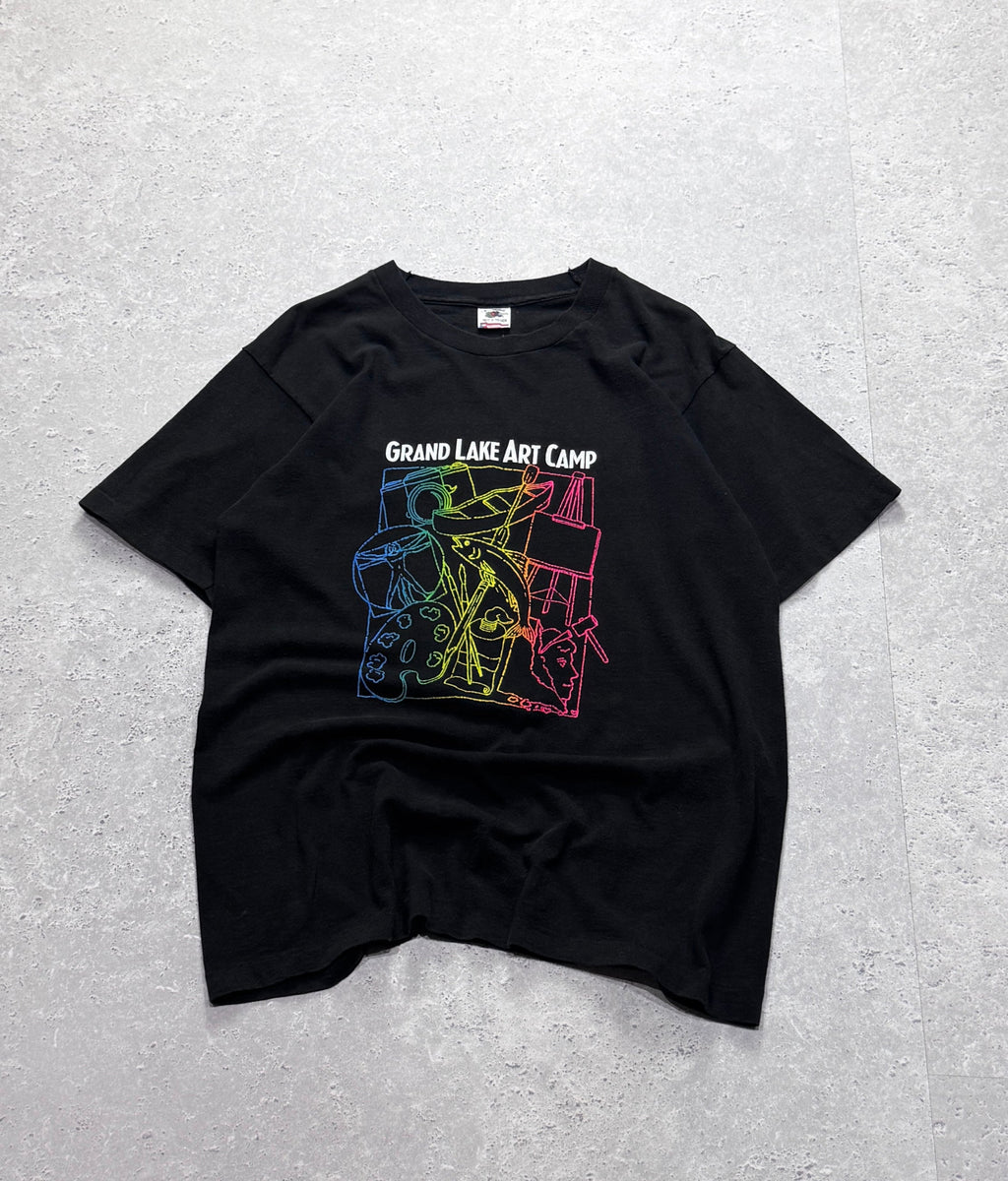 Vintage 90s Art Camp Tee (L)
