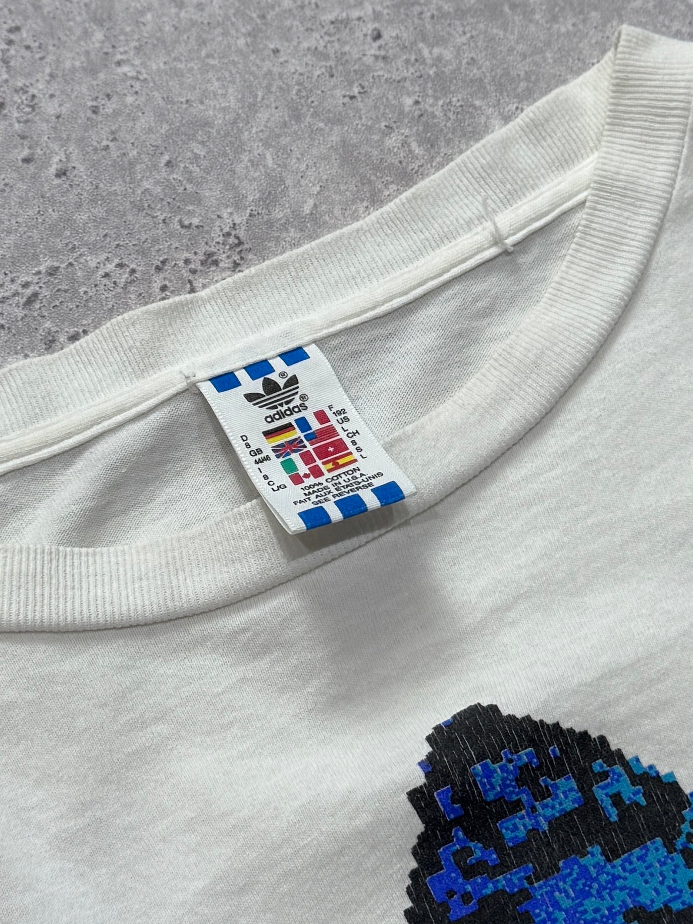Vintage 90s Adidas Logo Tee (L)