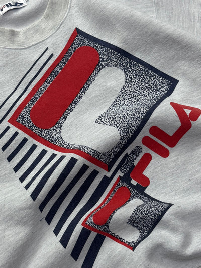 Vintage 90s Fila Logo Sweater (L)