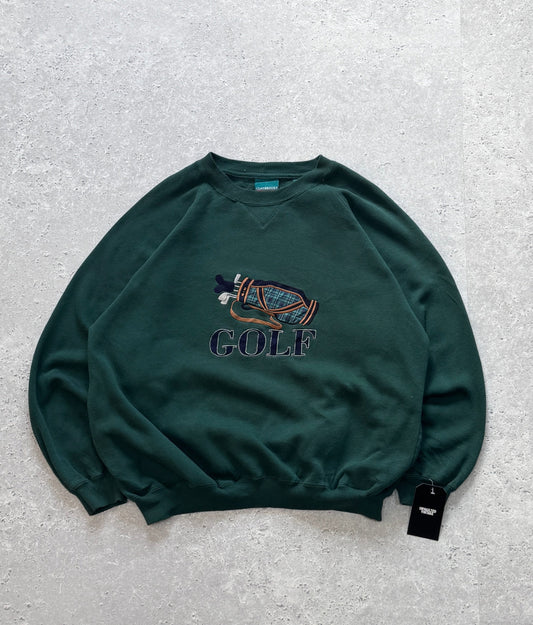 Vintage 00s Golf Embroidered Sweater (L)