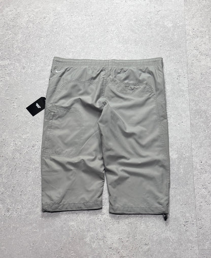 Vintage 2000s Nike Adjustable 3/4 Track Shorts (36")