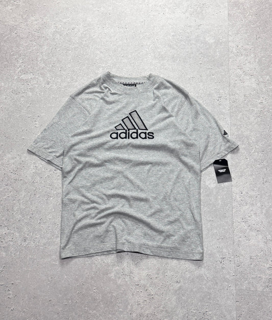 Vintage 90s Adidas Embroidered Spellout Tee (M)