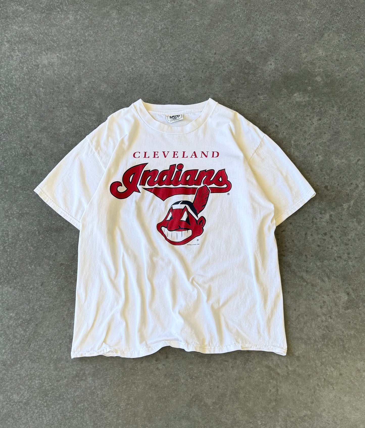 Vintage 98' Cleveland Indians Logo Tee (XL)