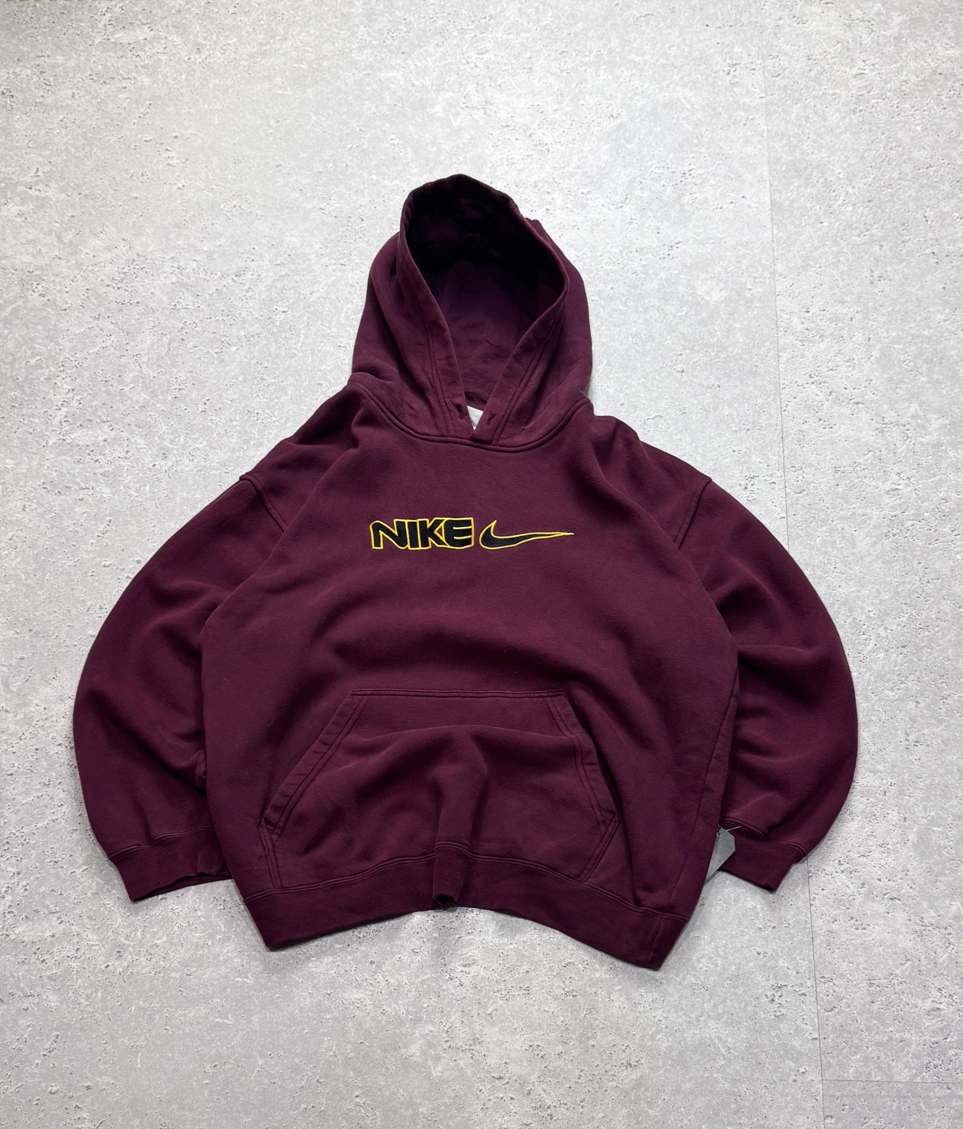 Vintage 2000s Nike Spellout Embroidered Hoodie (L)