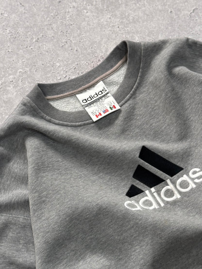 Vintage 90s Adidas Embroidered Sweater (L)