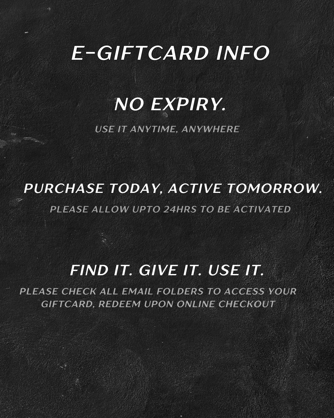 E-Gift Card