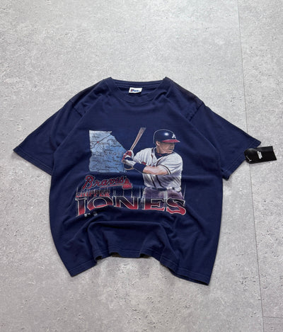 Vintage 90s Atlanta Braves “Chipper Jones” MLB Tee (L)