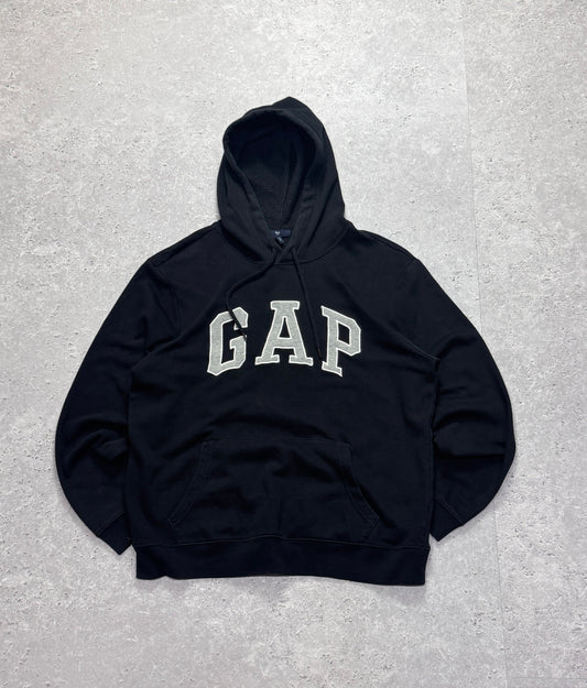 Vintage 2000s GAP Embroidered Spellout Hoodie (M)